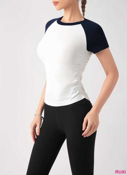 Navy Blue Flare Leggings-Stylish Comfortable Ruxi ra0323
