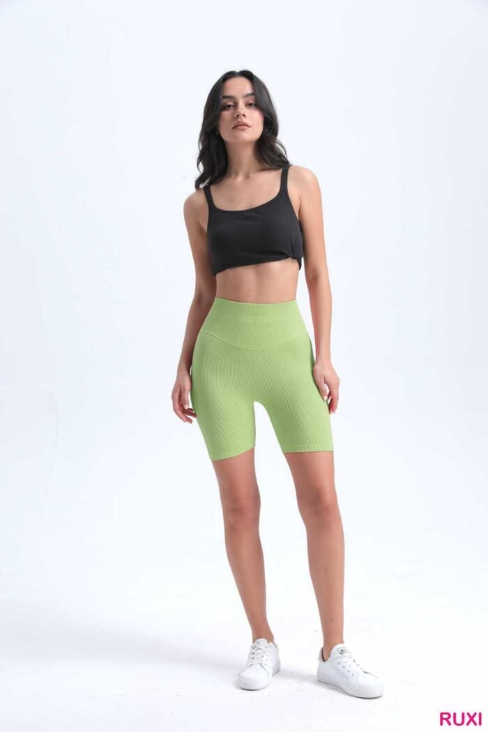 Neon Yellow Sports Bra-High Impact Fitness Wear Ruxi rc0191