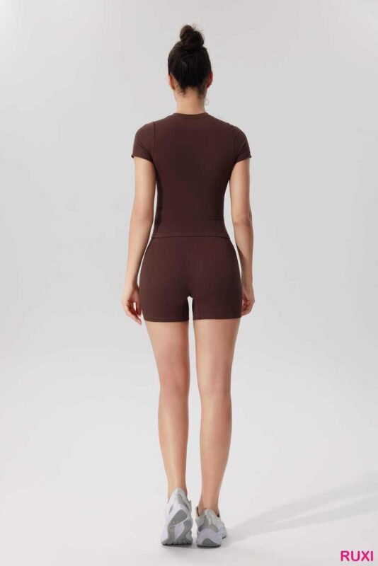 Plus Size Pink Cycling Shorts for Women Ruxi rg0721