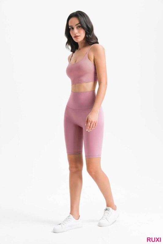 Polyester Yoga Shorts for Women-Comfortable-Stylish rj0328