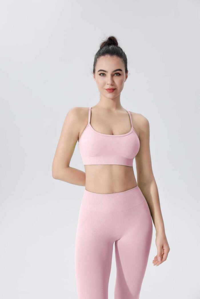 Seamless Sports Bras with Removable Pads Thin Straps Ruxi N2272