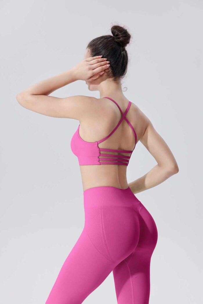 Seamless Sports Bras with Removable Pads Thin Straps Ruxi N2272