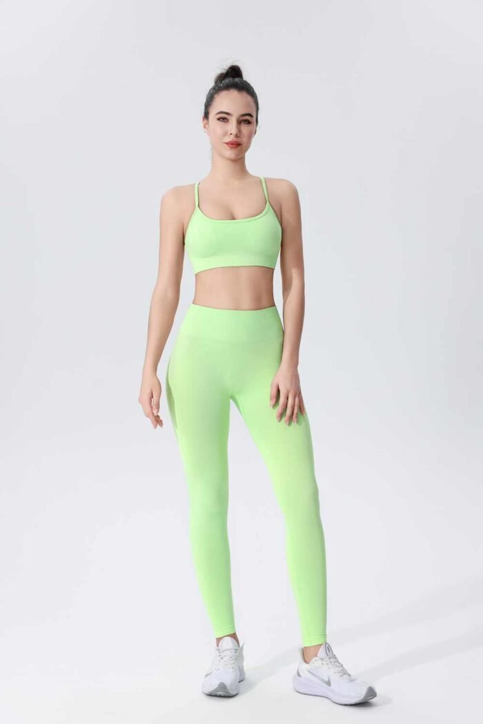 Seamless Sports Bras with Removable Pads Thin Straps Ruxi N2272