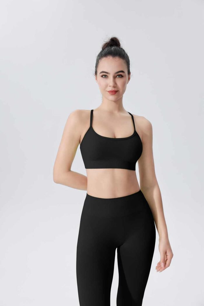 Seamless Sports Bras with Removable Pads Thin Straps Ruxi N2272