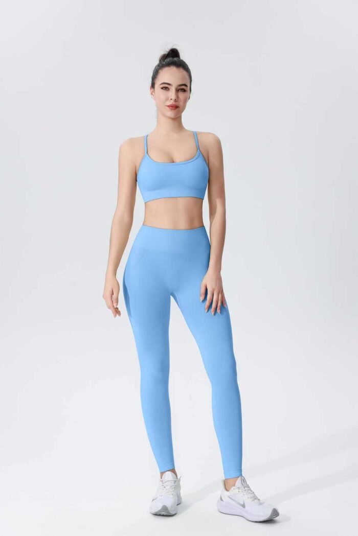 Seamless Sports Bras with Removable Pads Thin Straps Ruxi N2272