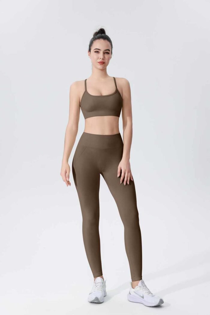 Seamless Sports Bras with Removable Pads Thin Straps Ruxi N2272