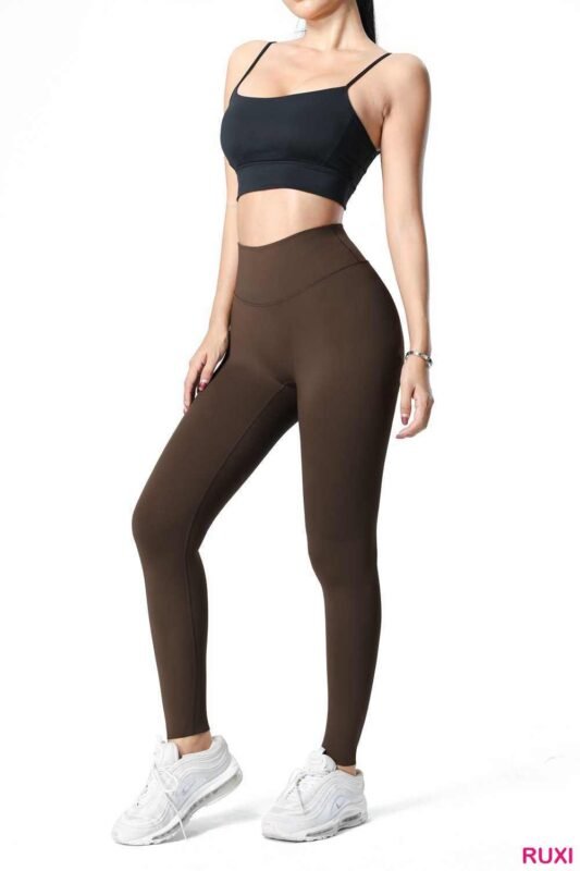 Vibrant Red Yoga Leggings for Women-High Waist Ruxi ra0561