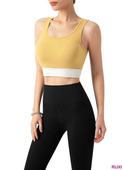 White Padded Sports Bra-Comfortable Supportive Ruxi rc0349