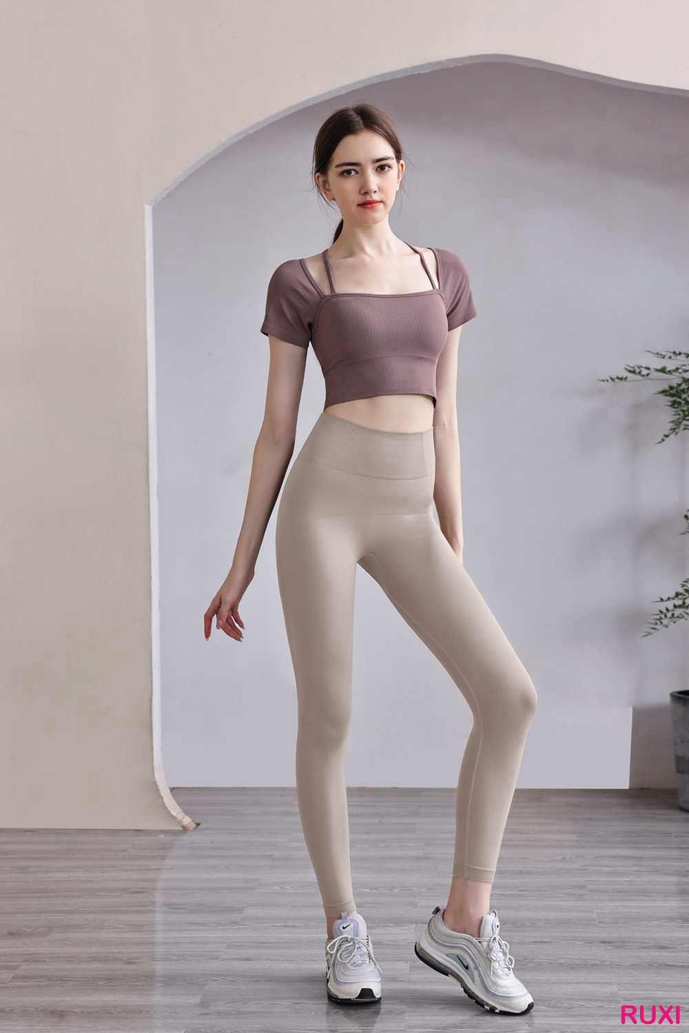 Womens Running Shorts with Spandex Liner Ruxi rg0720